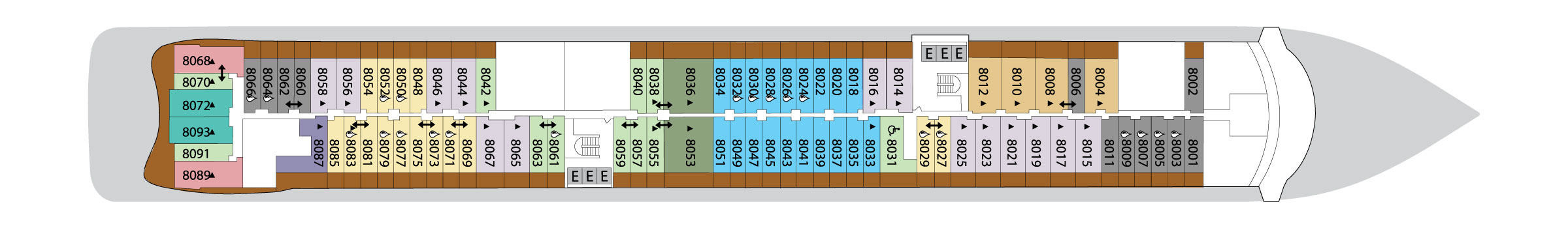 Pont 8 - Deck 08 - Silver Ray