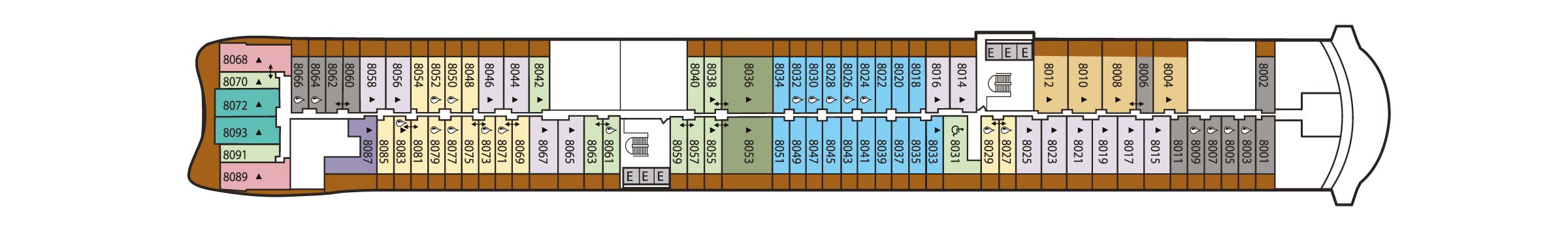 Pont 8 - Deck 08 - Silver Nova