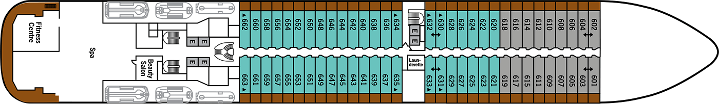 Pont 06 - Deck 6 - Silver Dawn
