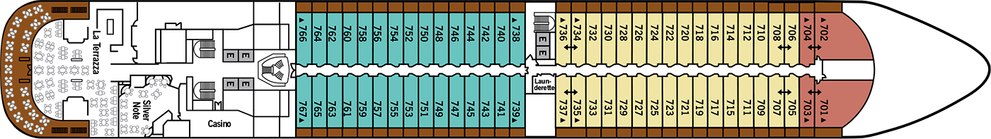 Pont 07 - Deck 7 - Silver Dawn