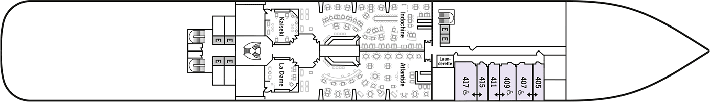 Pont 04 - Deck 4 - Silver Moon