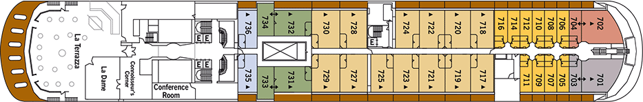 Pont 07 - Deck 7 - Silver Shadow