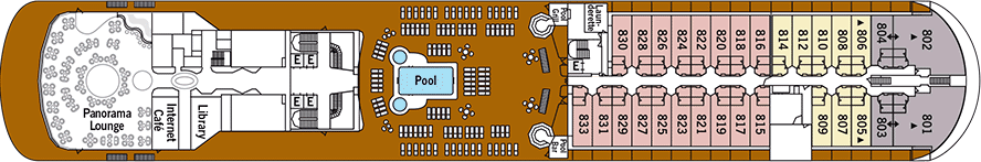 Pont 08 - Deck 8 - Silver Shadow