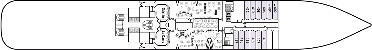 Pont 04 - Deck 4 - Silver Spirit