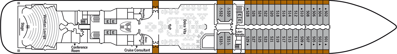 Pont 05 - Deck 5 - Silver Spirit
