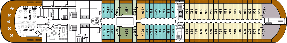 Pont 08 - Deck 8 - Silver Spirit