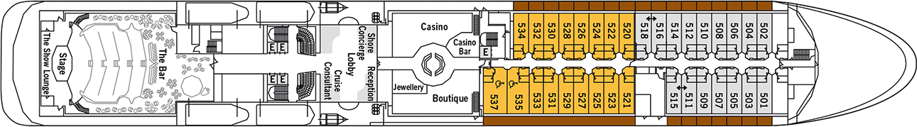 Pont 05 - Deck 5 - Silver Whisper