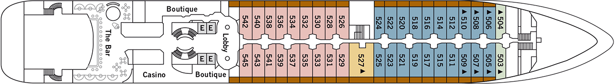 Pont 05 - Deck 5 - Silver Wind