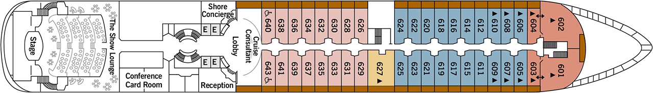 Pont 06 - Deck 6 - Silver Wind