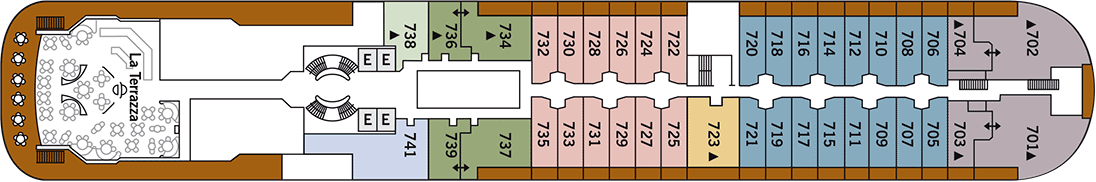 Pont 07 - Deck 7 - Silver Wind