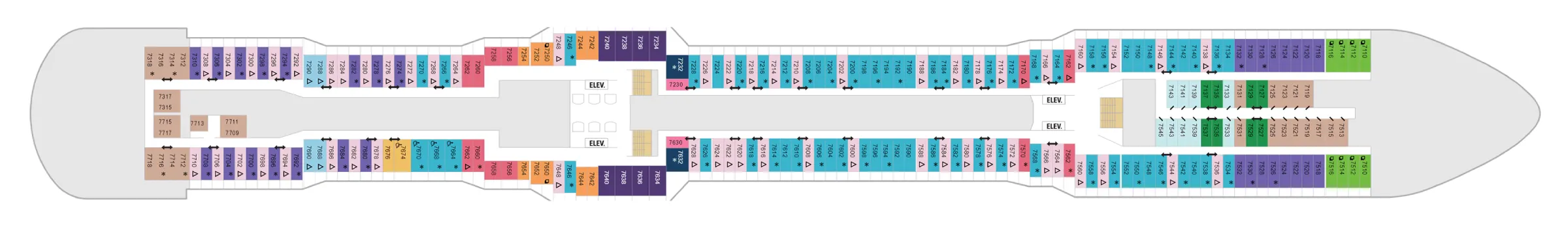 Pont 7 - Deck 07 - Spectrum of the Seas