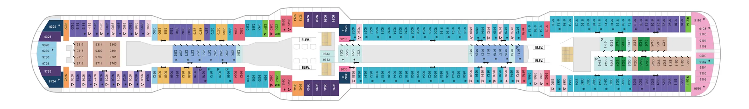Pont 9 - Deck 09 - Spectrum of the Seas