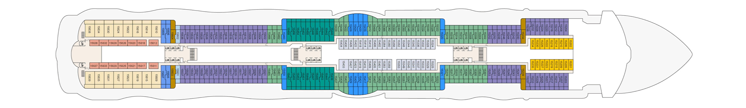 Pont 15 - Deck 15 - Sun Princess