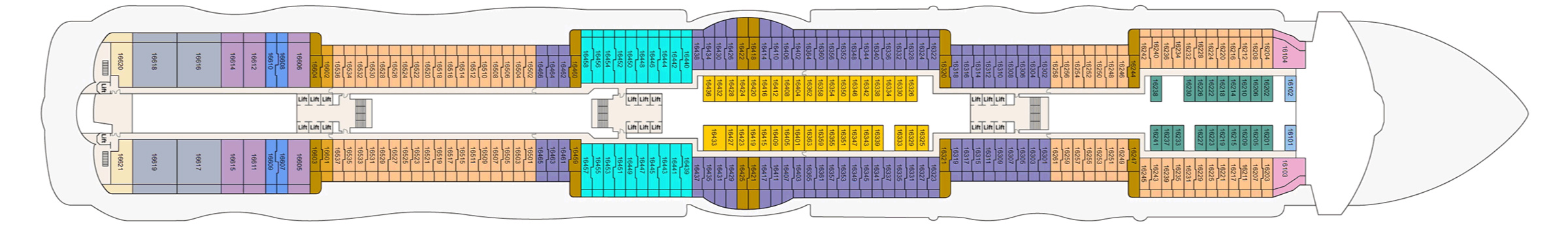Pont 16 - Deck 16 - Sun Princess