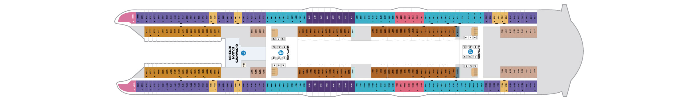 Pont 12 - Deck 12 - Utopia of the Seas