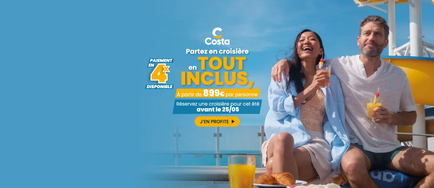 Costa Croisières - Promo Tout Inclus 2025