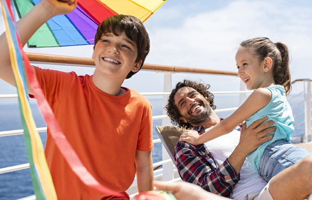 Un navire de croisière est un formidable terrain de jeux pour les enfants !
